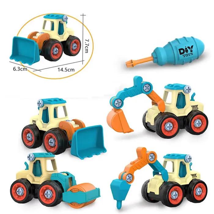 Véhicule de Construction à démonter, jouet, écrou, démontage, chargement, déchargement, camion d'ingénierie, bricolage, assemblage de vis pour enfants, jouets éducatifs