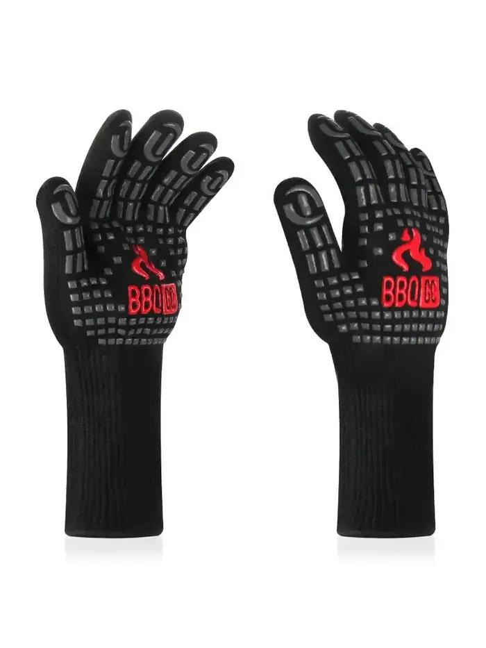 INKBIRD Gants chauds pour barbecue de 14 pouces 1472 ℉ Gant de grill résistant à la chaleur extrême