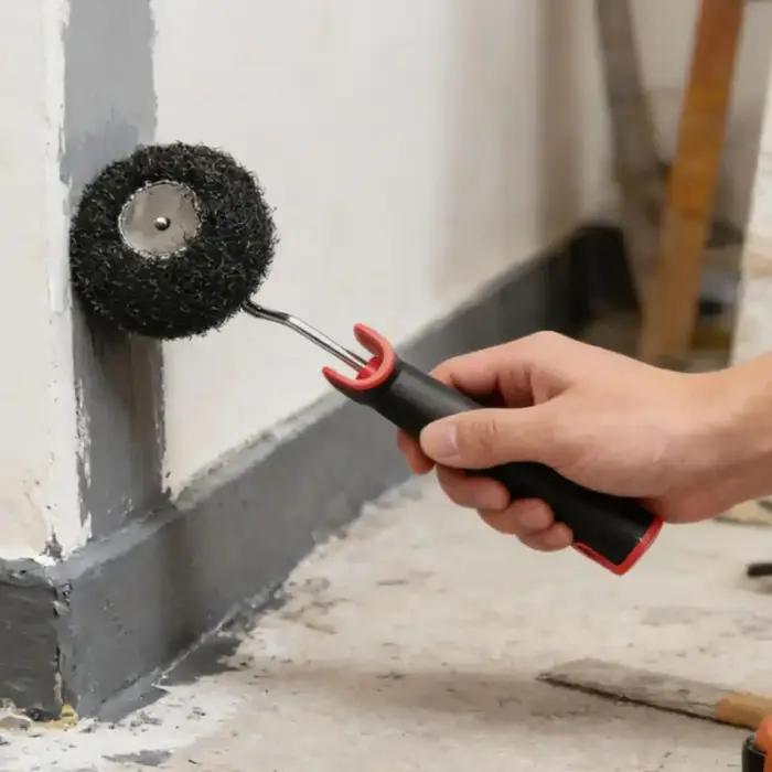 Outil d'extension pour rouleau à peinture d'angle, qualité professionnelle, conception en forme de citrouille, outil de finition des angles, outils d'expert pour le lissage des coins