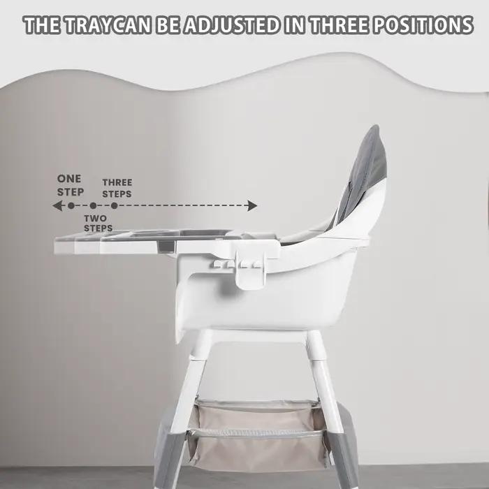Chaise haute pour bébé, chaises de salle à manger portables pour bébé, chaise haute convertible pour