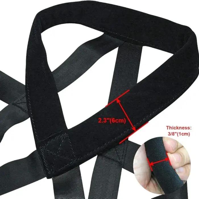 Laisse d'entraînement pour chien de travail ceinture de sécurité pour traîneau pour chiens grandes races pour entraînement comportemental activités extérieures sécurité et confort chiens adultes