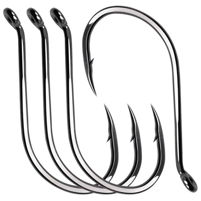 ZYZHE 3~15 pièces Hameçons de pêche à bec de pieuvre en acier à haute teneur en carbone, pour la pêc