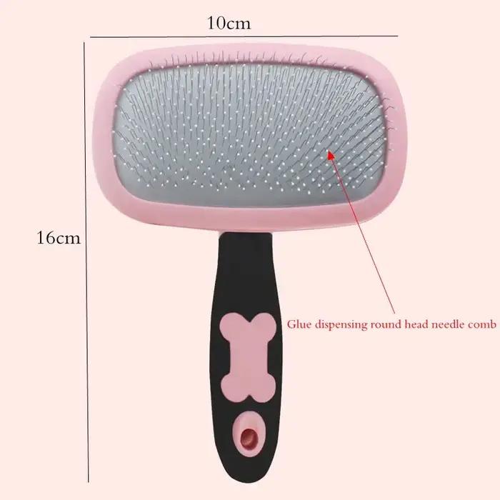 Peigne rotatif à 360 degrés pour chien avec coussin d'air de massage et fonction dépilatoire pour améliorer la qualité de la fourrure et le bien-être de votre animal de compagnie