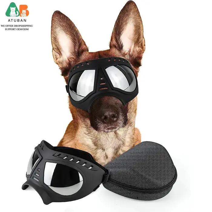Lunettes de soleil transparentes anti-UV pour chiens de grande race