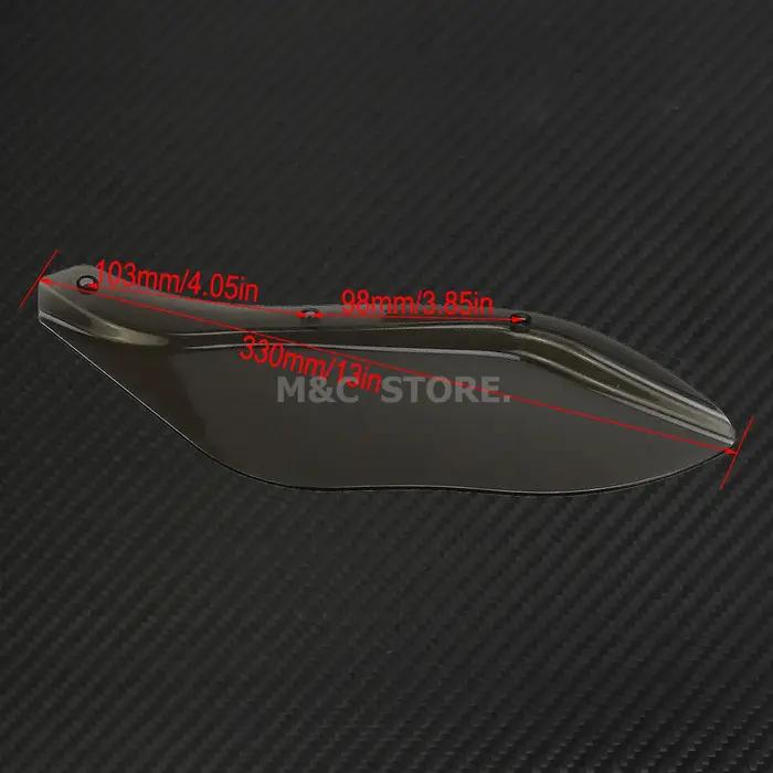 Moto Batwing déflecteur d'air carénage pare-brise latéral en plastique pour Harley Touring Street Gl