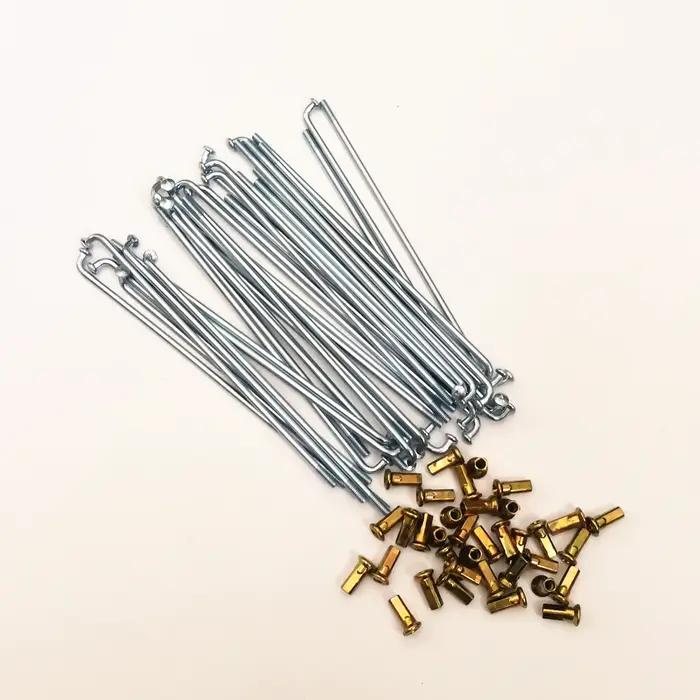 36/lot 8G 9K rayon de vélo diamètre 3.2/3.5/4.0mm * 125-235mm rayon de moto tout-terrain rayon de vé