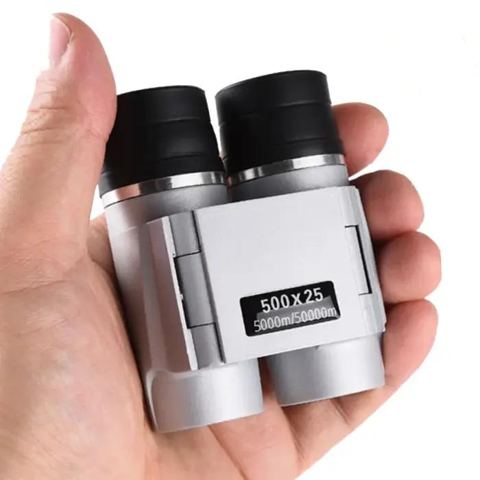 Monoculaire professionnel 500X25 puissant longue portée 50000m mini portable HD étanche autofocus chasse