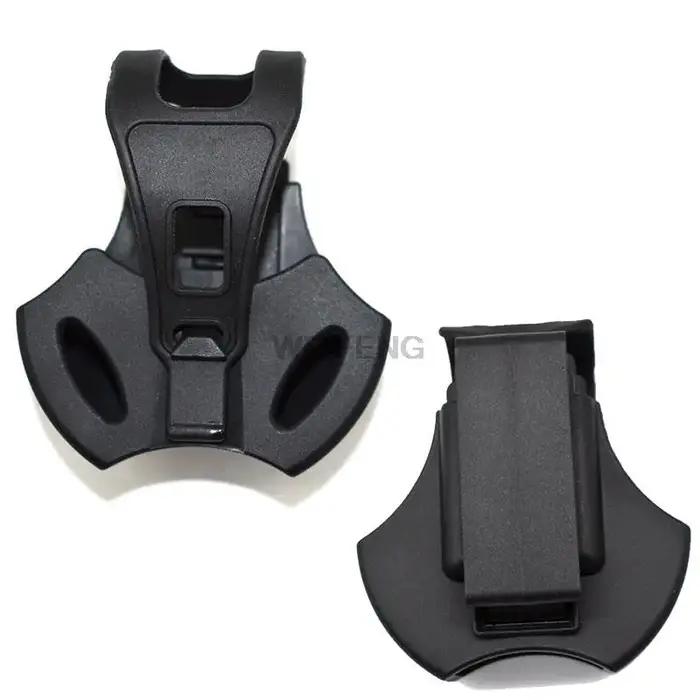 Étui tactique pour menottes avec rotation à 360 degrés et clip de ceinture non rotatif pour professionnel de la sécurité occasions spéciales