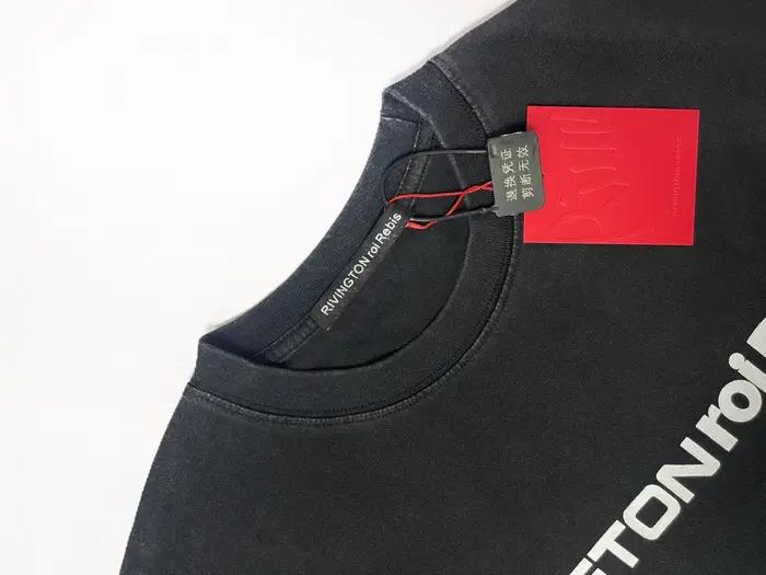 Lavé RRR123 T-shirt hommes femmes de haute qualité surdimensionné 2026ss été Style