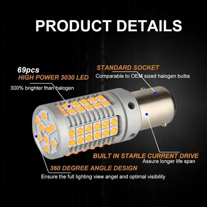 Ampoule LED pour Ford Explorer 2020 2021 2022 2023 2024, Clignotant Arrière Extérieur, Paupières de