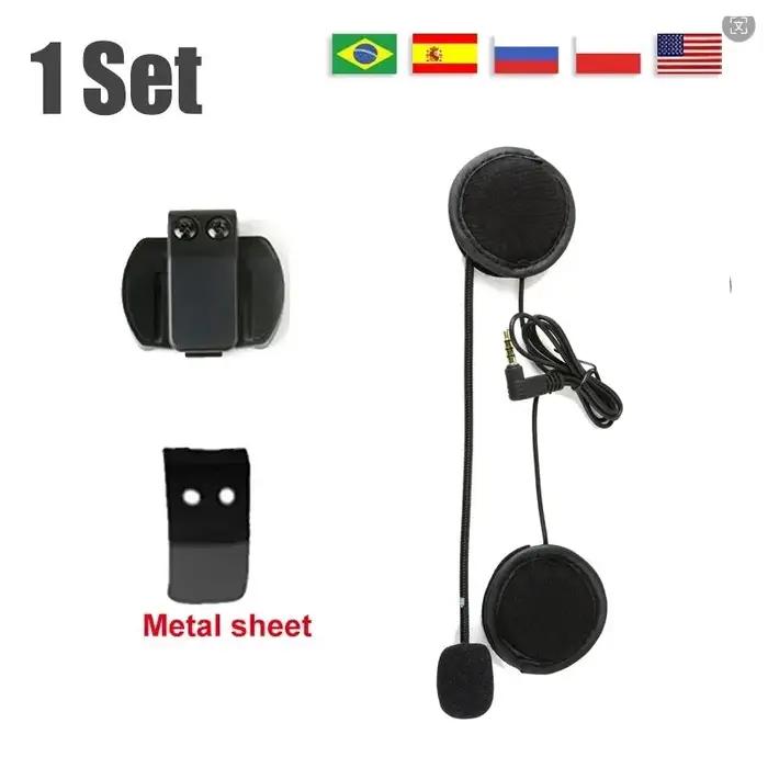 EJEAS V6 PRO Casque Interphone Clip 3.5mm Microphone Haut Parleur