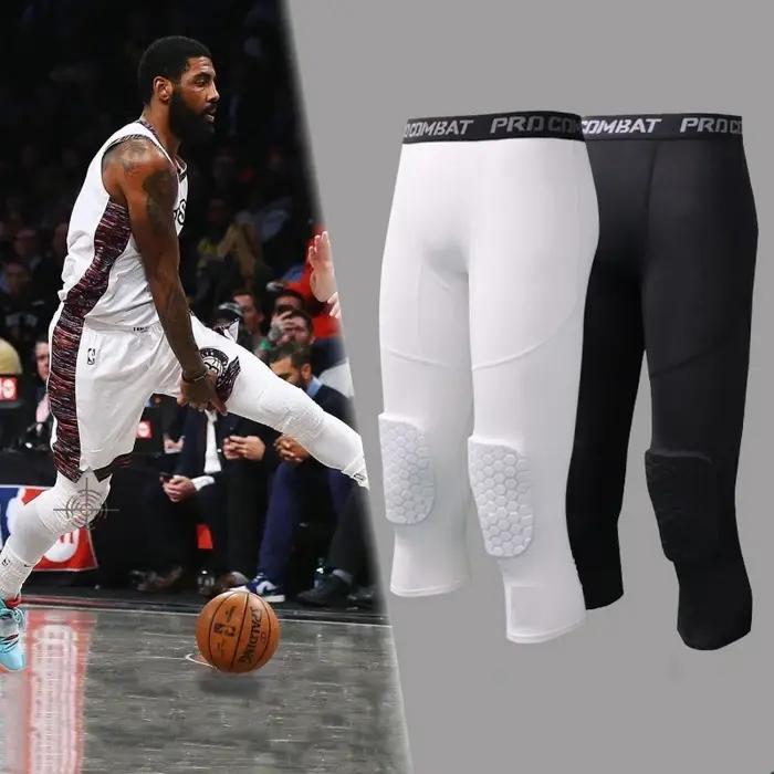 Genouillères en nid d'abeille pour hommes, pantalons de sécurité serrés Anti-collision, Leggings d'e