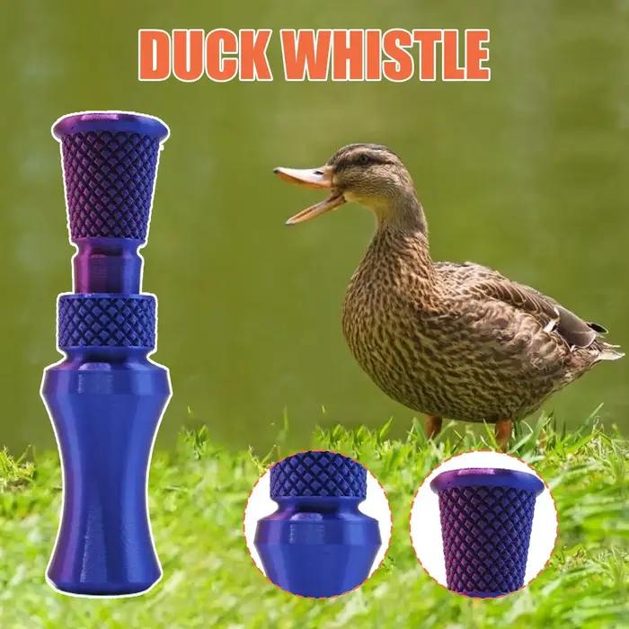 Appel canard enfant 3D imprimé - Sifflet réaliste avec 5 puces son amovibles pour initiation chasse