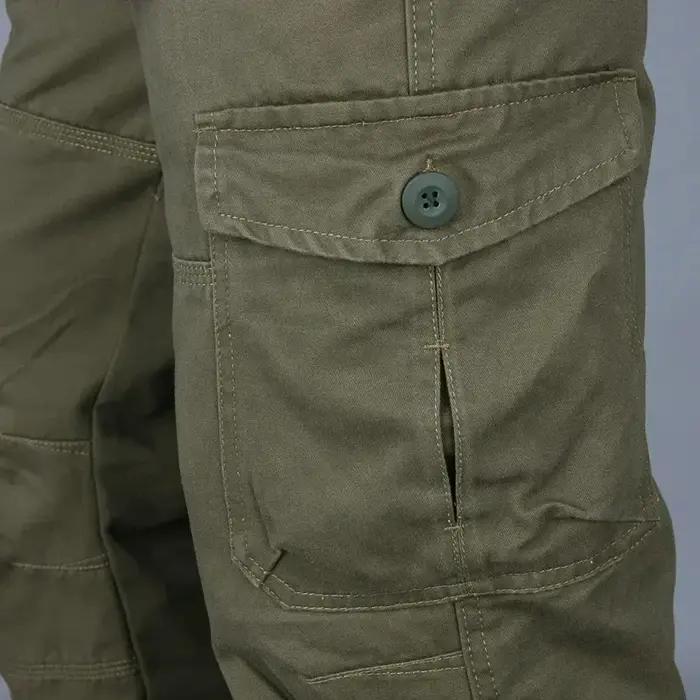 Pantalon baggy droit homme multi-poches - Sport