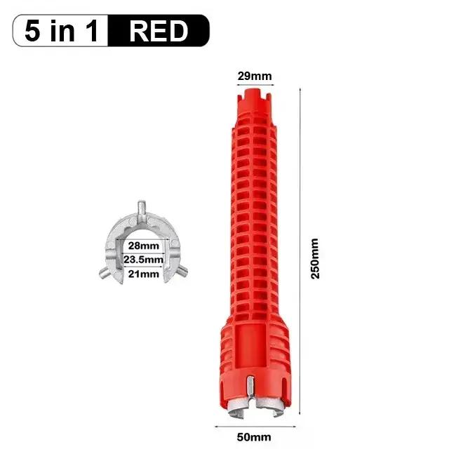 Nouveau 8 en 1 Multi clé Flume clé magique évier outils de plomberie clé
