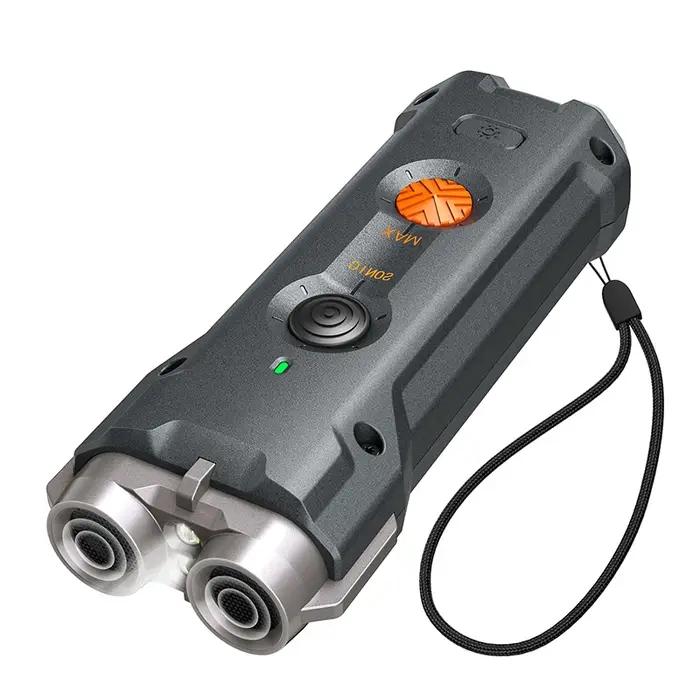 ROJECO 2 en 1 dispositif d'entraînement et Anti-aboiement répulsif ultrasonique pour chiens avec lampe de poche