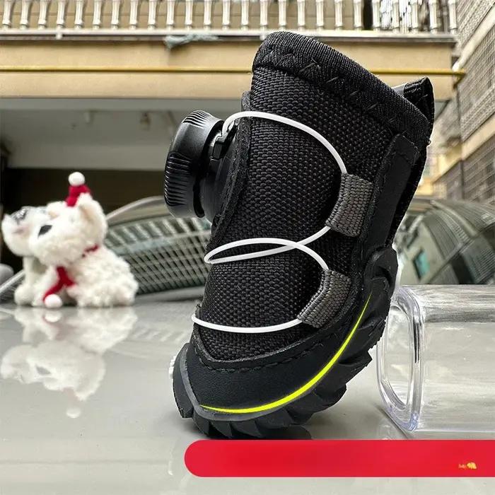 Chaussures d'hiver chaudes en polaire pour chiots