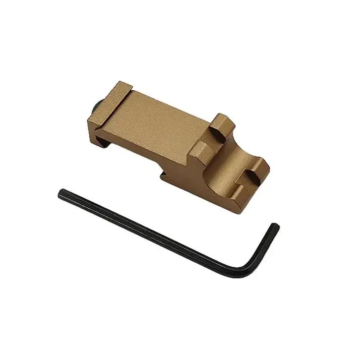 Adaptateur latéral décalé d'angle de 45 degrés RTS 20mm, Rail Picatinny, lampe de poche tactique, portée Laser, montage pour fusil de chasse