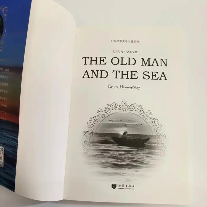 Le Vieil Homme et la Mer Ernest Hemingway Classique mondial de la littérature Roman anglais Édition du chef-d'œuvre primé du prix Pulitzer