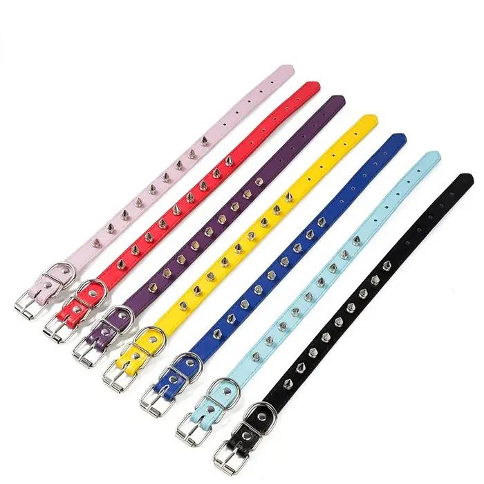 Colliers en cuir Pu pour chiens
