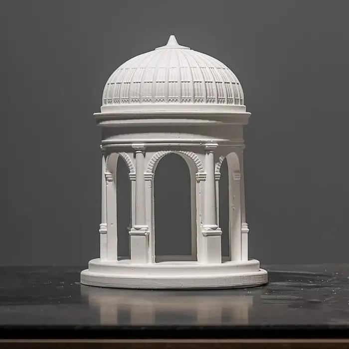 Architecture de palais de dôme de style européen