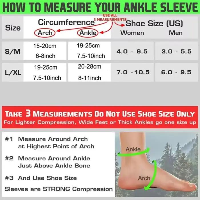 Paire de manchons de compression cheville sport chasse - soutien tendon d'Achille et fasciite plantaire