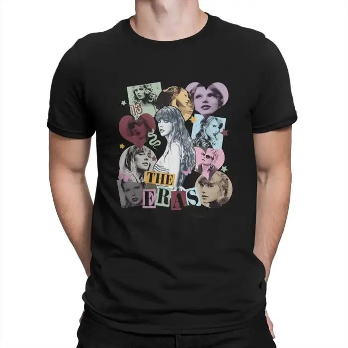 The Eras Tour T-Shirt pour hommes t- taylor Vintage coton t-shirts col rond manches courtes t-shirts