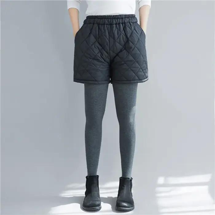 Short noir taille haute pour femme, streetwear décontracté tout assressenti, style coréen, mode épai