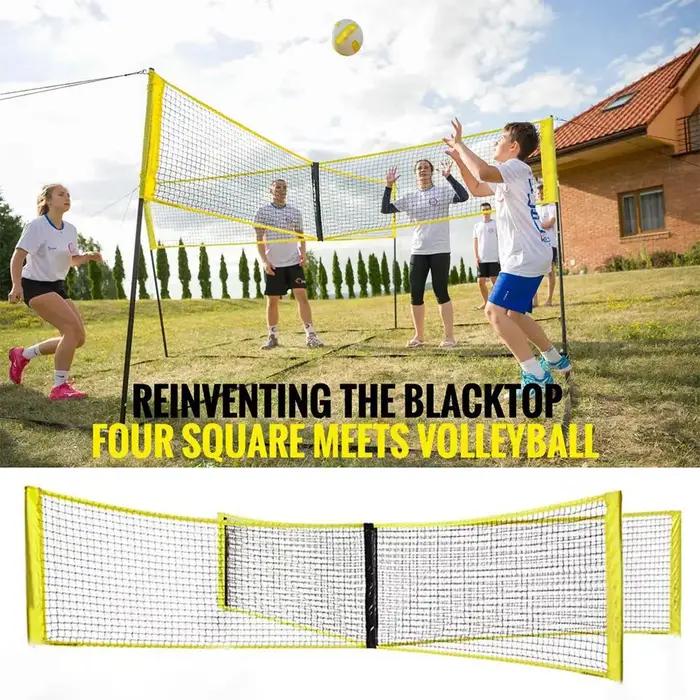 Filet de volley-ball croisé multi-joueurs