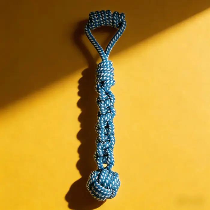 Jouet en corde à nœuds pour chien
