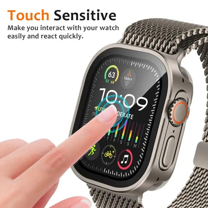 Boîtier étanche aluminium Apple Watch Ultra 3 2 49mm couverture totale métal série 11 10 9 8 7 6 SE