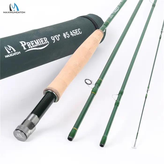 Canne à mouche carbone 3-12WT 8'4''-9FT - Canne pêche truite saumon premium Maximumcatch