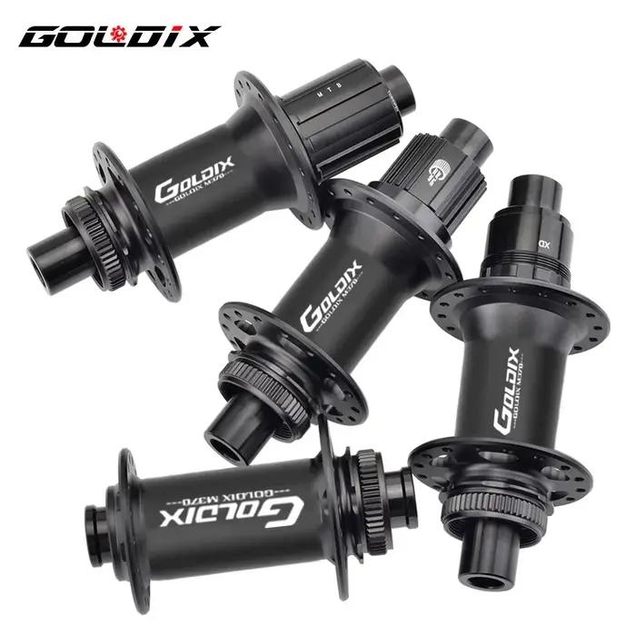 GOLDIX-Moyeu de vélo GDXsuspec, roulement scellé, verrouillage central, frein à disque, coude en J,