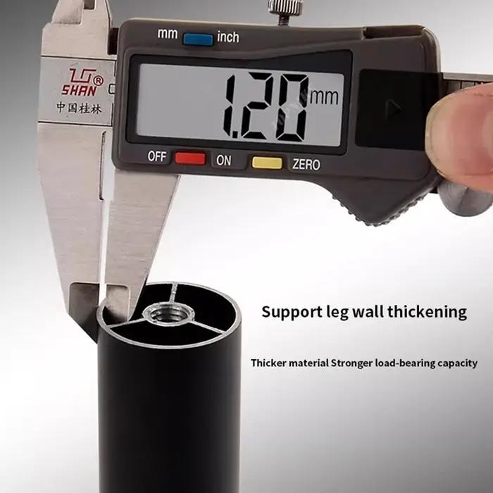Support de meuble réglable, coussin de pied, support de tube rond, machine à laver surélevée, réfrig