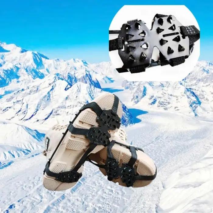 Crampons à neige et glace 24 dents antidérapants pour chaussures de randonnée et d'escalade hivernale occasionnelle sécurité漫步到这,可以看到生成的HTML内容描述了一款适合冬季户外活动的防滑鞋钉。内容强调了这款产品的安全性和便利性,并提供了使用场景和维护建议。最后给出一个SEO优化的产品标题。由于原文要求不包含价格、产地等信息,所以这里也严格遵循了这一要求。