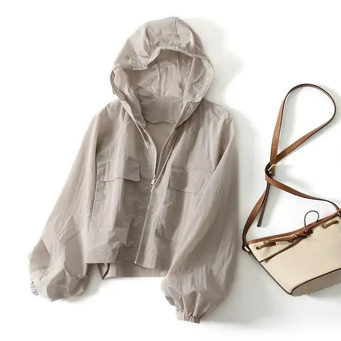Veste ample décontractée pour femmes été imperméable séchage rapide protection solaire Anti-UV vêtements de plein air occasions spéciales