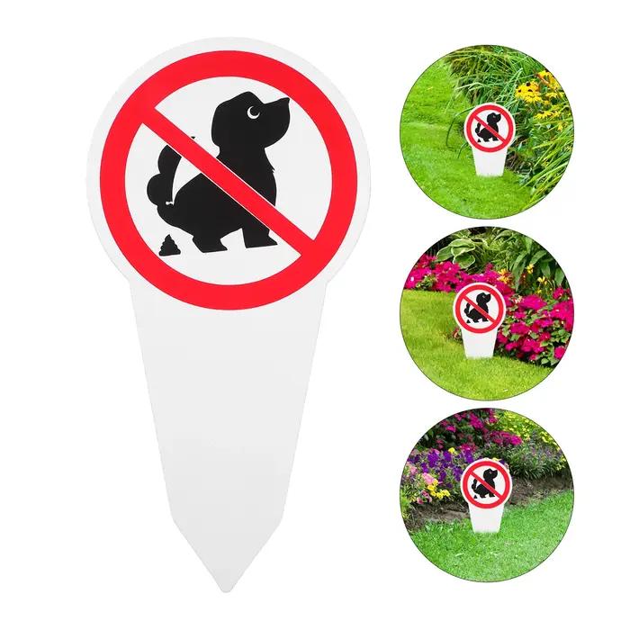 Panneaux d'avertissement sans merde de chien