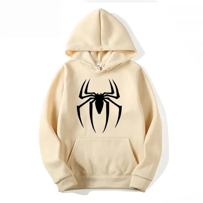 2023 automne/hiver hommes nouveau araignée sport sweat à capuche imprimé pull à capuche hommes décon