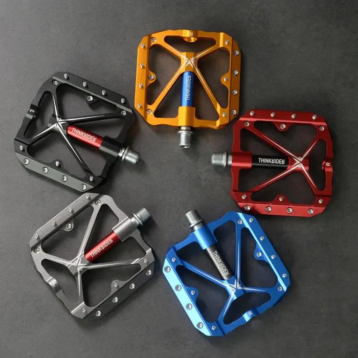 ThinkRider – pédales de vélo à 3 roulements scellés, pédales de vélo plates, vtt, route, vtt, access