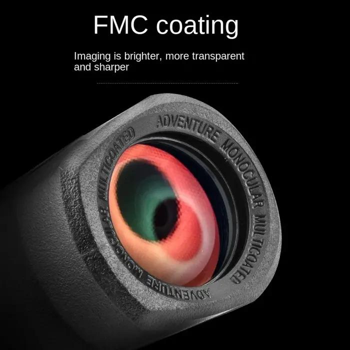 Monoculaire compact 8x25 10x25 étanche IPX7 - Télescope de poche SMC pour tourisme et outdoor