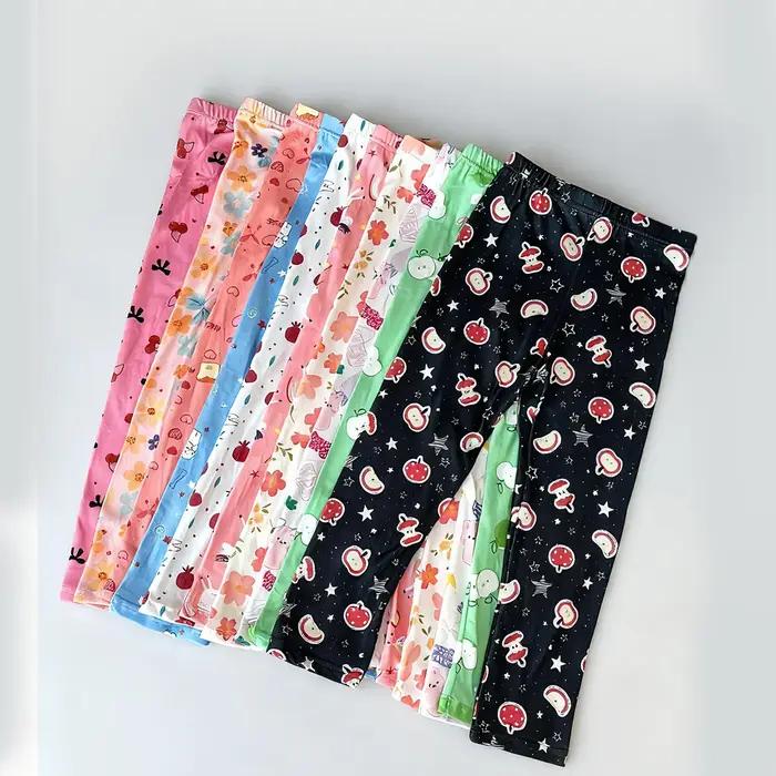 Leggings imprimés pour filles multicolores et confortables pour toutes les saisons jouets activités quotidiennes occasions spéciales