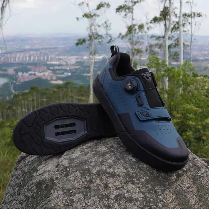 AVITUS – chaussures de vtt pour hommes, avec crampons SPD à 2 boulons, semelle en caoutchouc pour de
