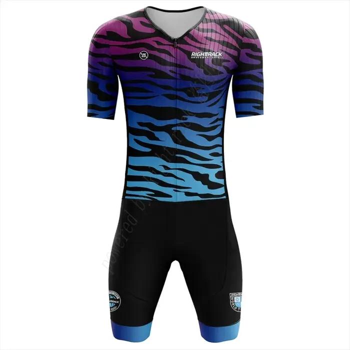 Trisuit de Triathlon personnalisé pour hommes, vêtements d'entraînement, combinaison colorée, RIGHTT