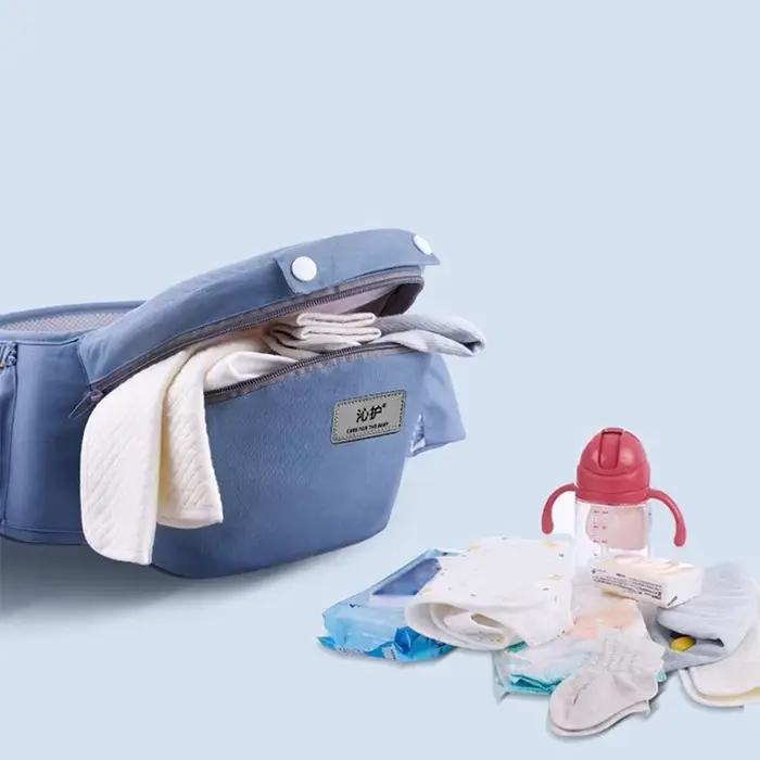 Porte-bébé Ergonomique Nouveau-né avec Siège de Hanche, Porte-bébé Kangourou Ergonomique Face Avant,