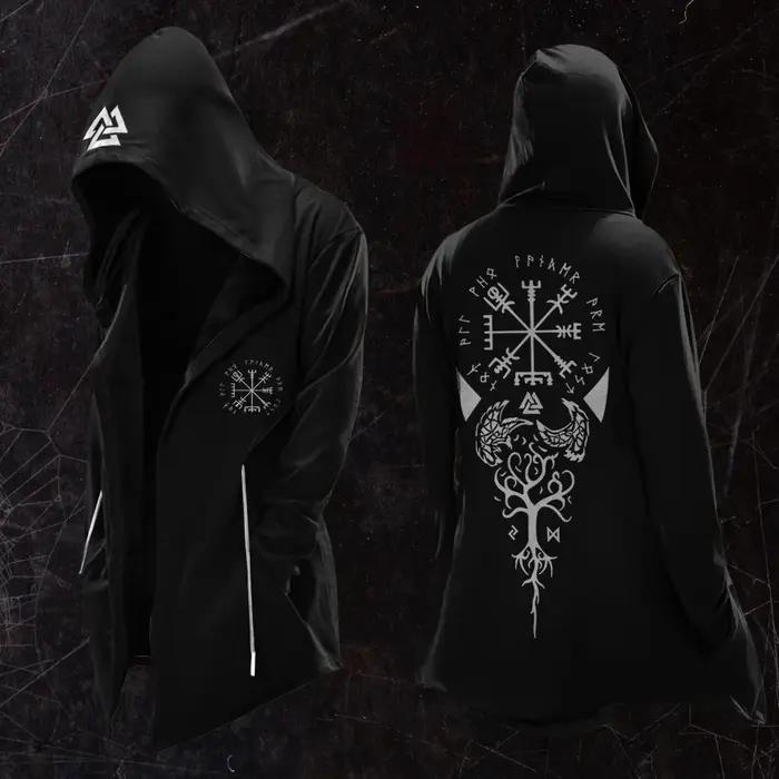 Cardigan coupe-vent surdimensionné à capuche pour hommes, imprimé numérique 3D rétro, printemps/auto