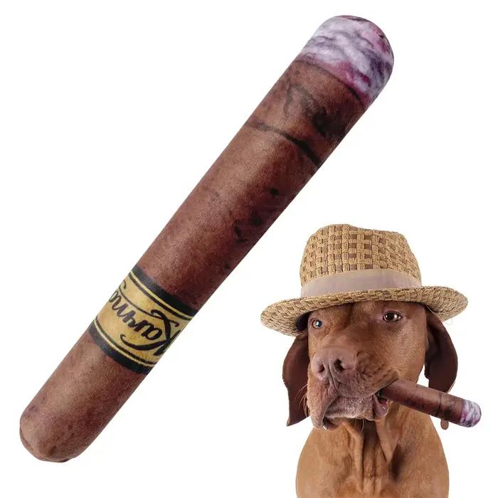 Jouet drôle pour chien avec son grinçant interactif et douceur remplie de coton en peluche pour chiots et chiens de