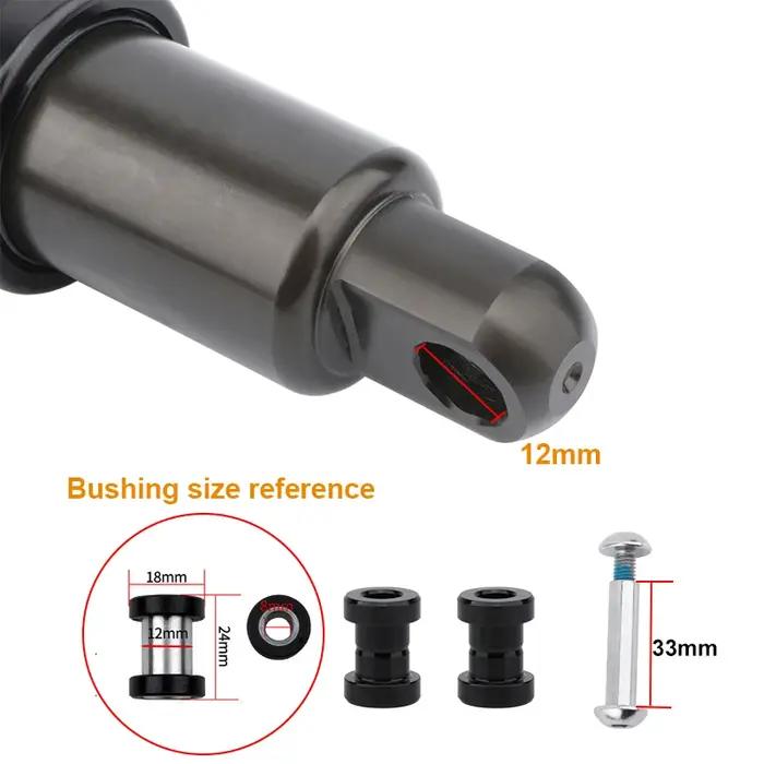 MEROCA-Amortisseur arrière de vélo MT-100 ressort à huile amortisseur réglable 125/150/165/190mm pou