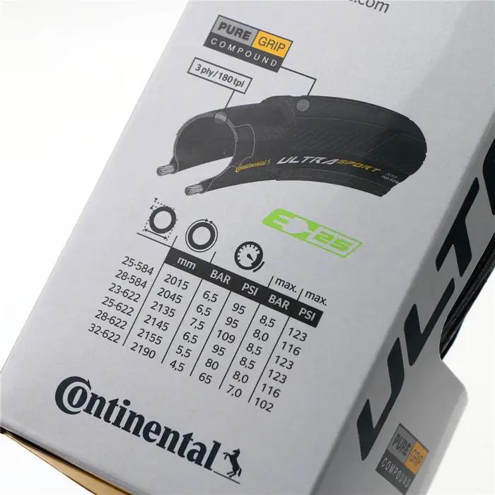 2 pièces Continental ULTRA SPORT III pneu de vélo de route Anti-crevaison pneu de route pliant 700x2
