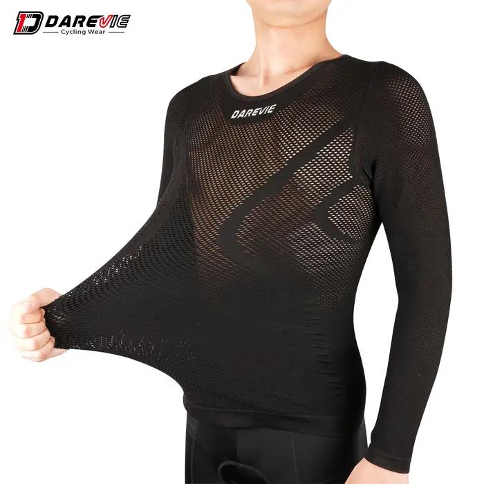 DAREVIE cyclisme première couche petite taille homme Compression sans couture vélo GYM