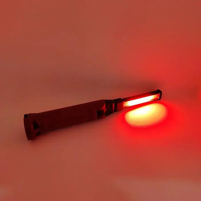 Lampe de Travail COB Pliable à 180 ° Rechargeable par USB, Projecteur de Réparation d'Urgence Portab